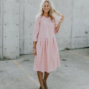 ROOLEE Dress Pink & White Women’s SMALL